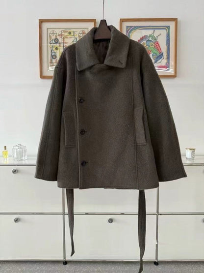 【212Bleecker Luxe】Clara Charcoal Short Coat（クララ・チャコール・ショートコート）