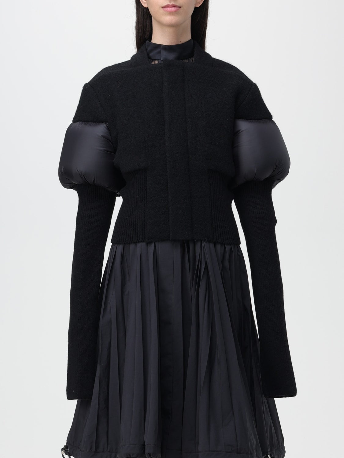Alexandra Structured Puff-Sleeve Knit Jacket（アレクサンドラ・ストラクチャード・パフスリーブ・ニットジャケット）