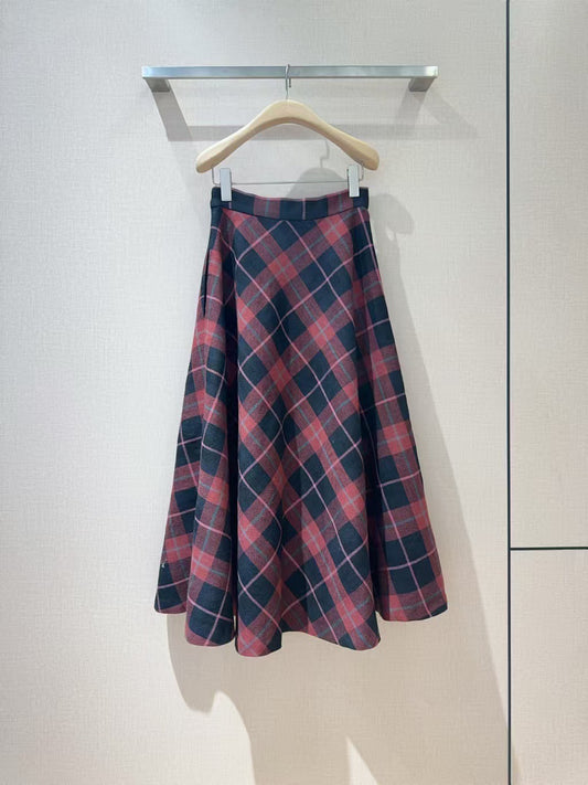 【212bleecker】CAMILLE チェックフレアスカート