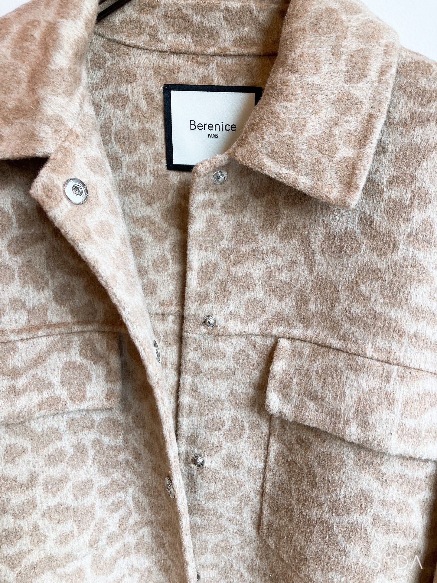 【Berenice】Leopard Beige Short Jacket（ベレニス・レオパードベージュ・ショートジャケット）