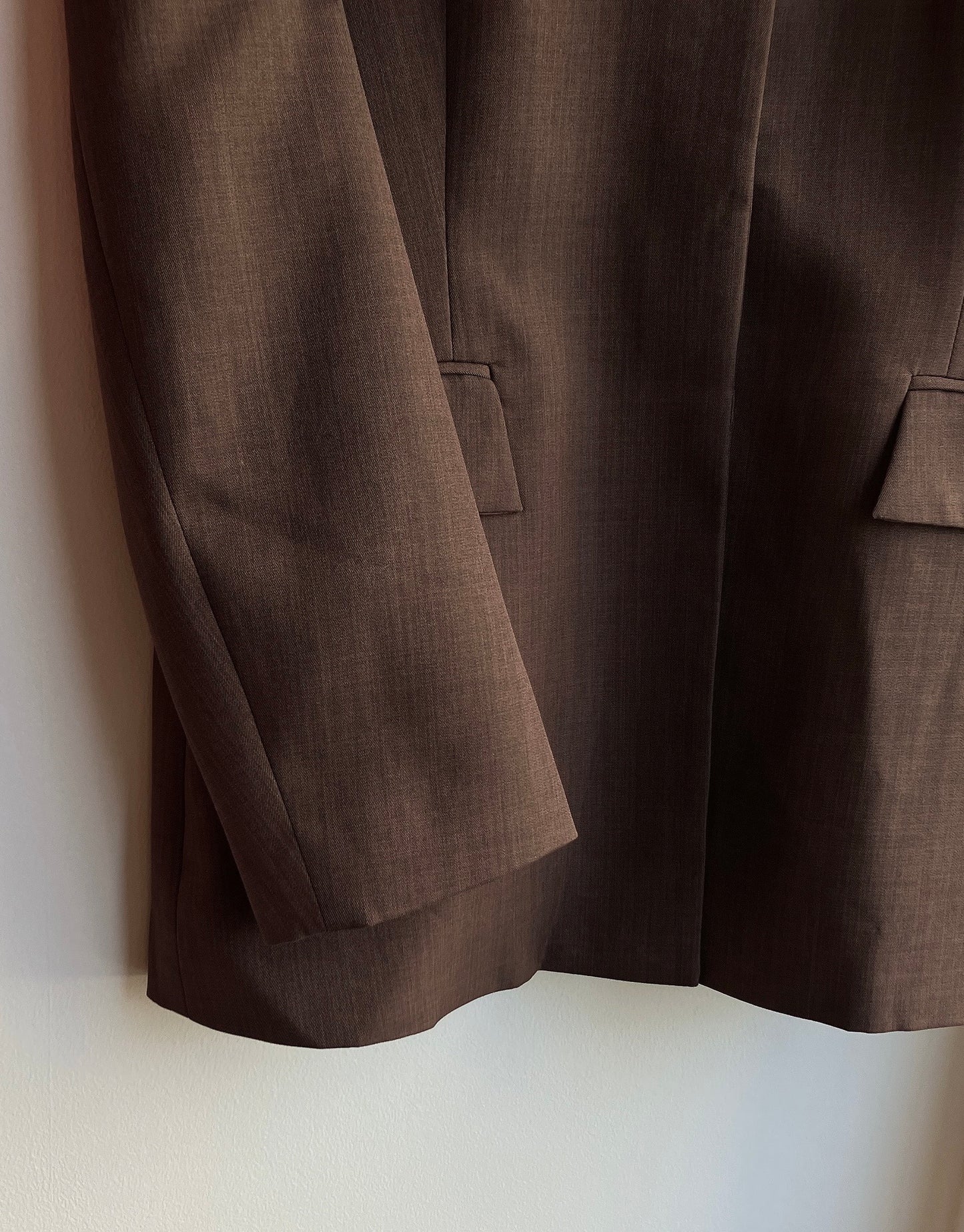 【212Bleecker Luxe】Gabrielle Dark Brown Tailored Jacket（ガブリエル・ダークブラウン・テーラード・ジャケット）