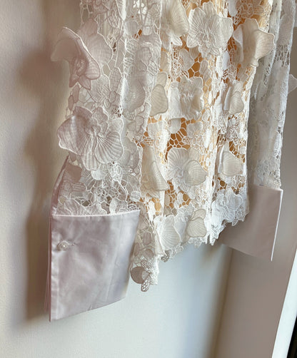 【212Bleecker Luxe】Isabelle Floral Lace Blouse（イザベル・フローラルレース・ブラウス）