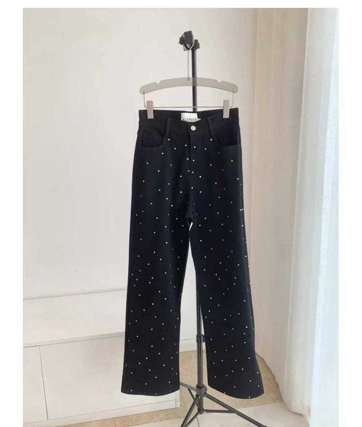 【212Bleecker Luxe】Helena Bijou Denim Pants（ヘレナ・ビジュー・デニム・パンツ）