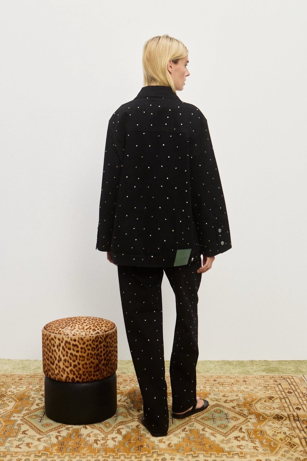 【212Bleecker Luxe】Helena Bijou Denim Jacket（ヘレナ・ビジュー・デニム・ジャケット）