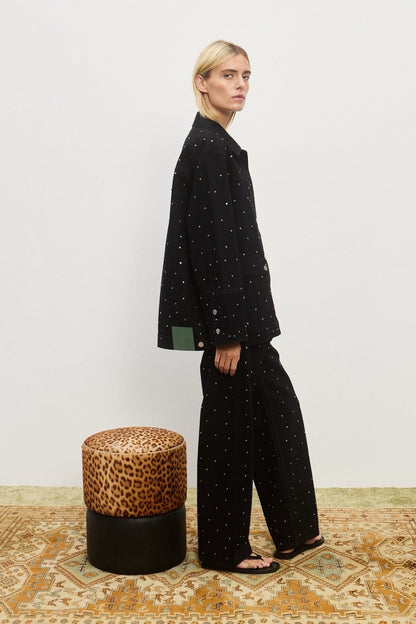 【212Bleecker Luxe】Helena Bijou Denim Jacket（ヘレナ・ビジュー・デニム・ジャケット）