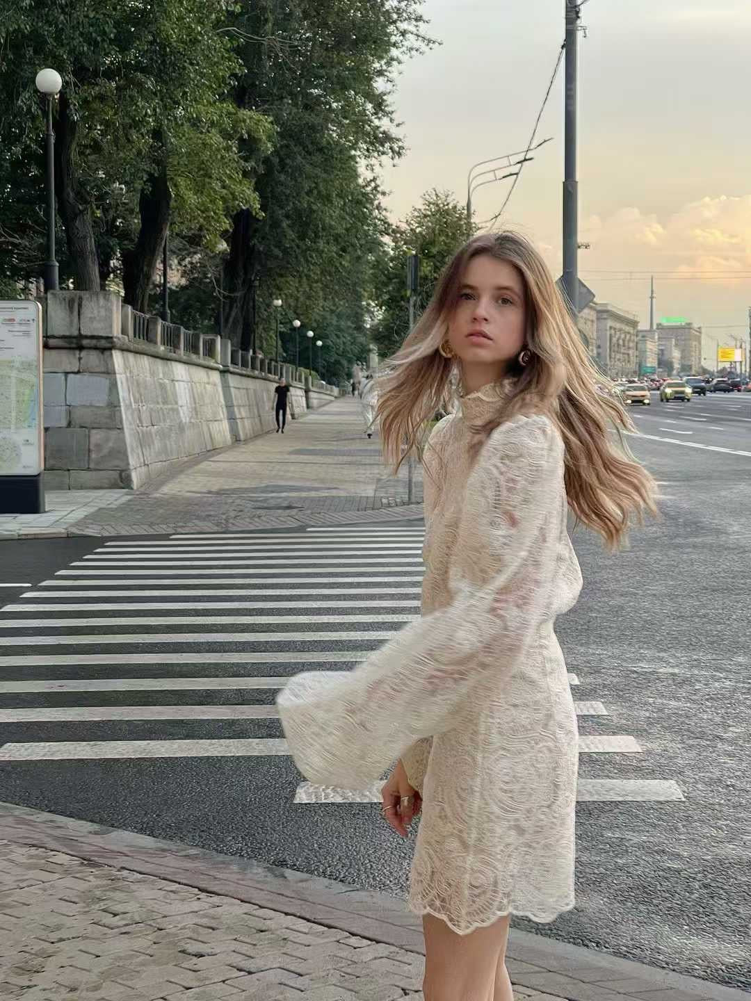 【212Bleecker Luxe】Claire Lace High-Neck Set-Up（クレア・レース・ハイネック・セットアップ）