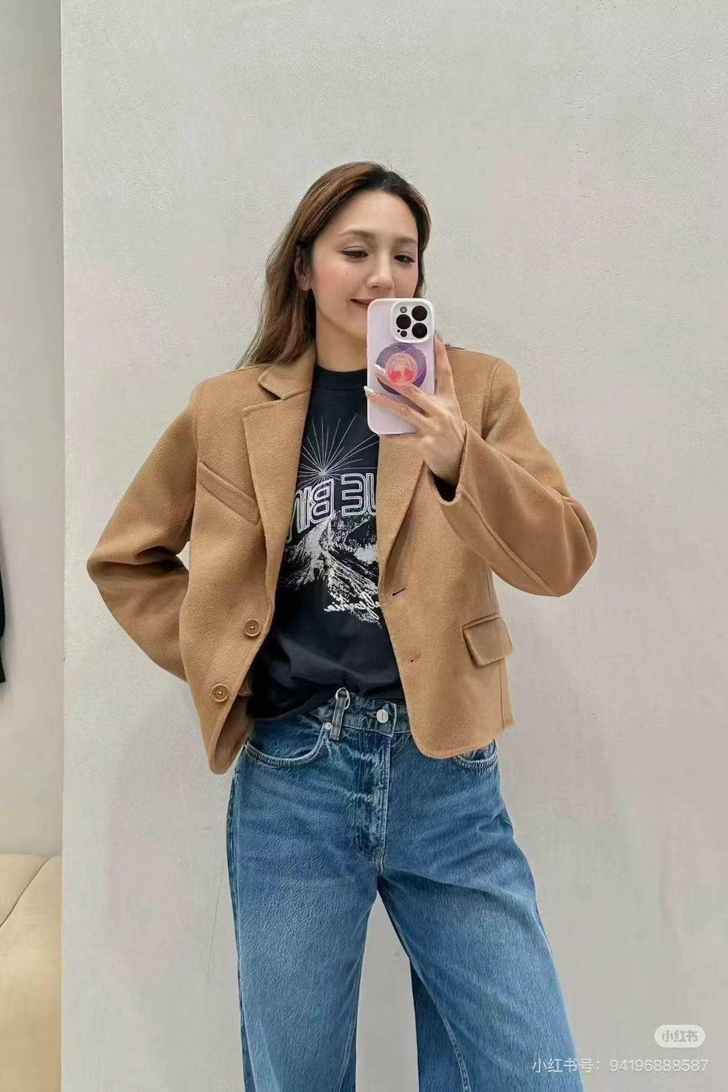 【ANINE BING】 Graphic Print T-shirt （グラフィック・プリント・Tシャツ）