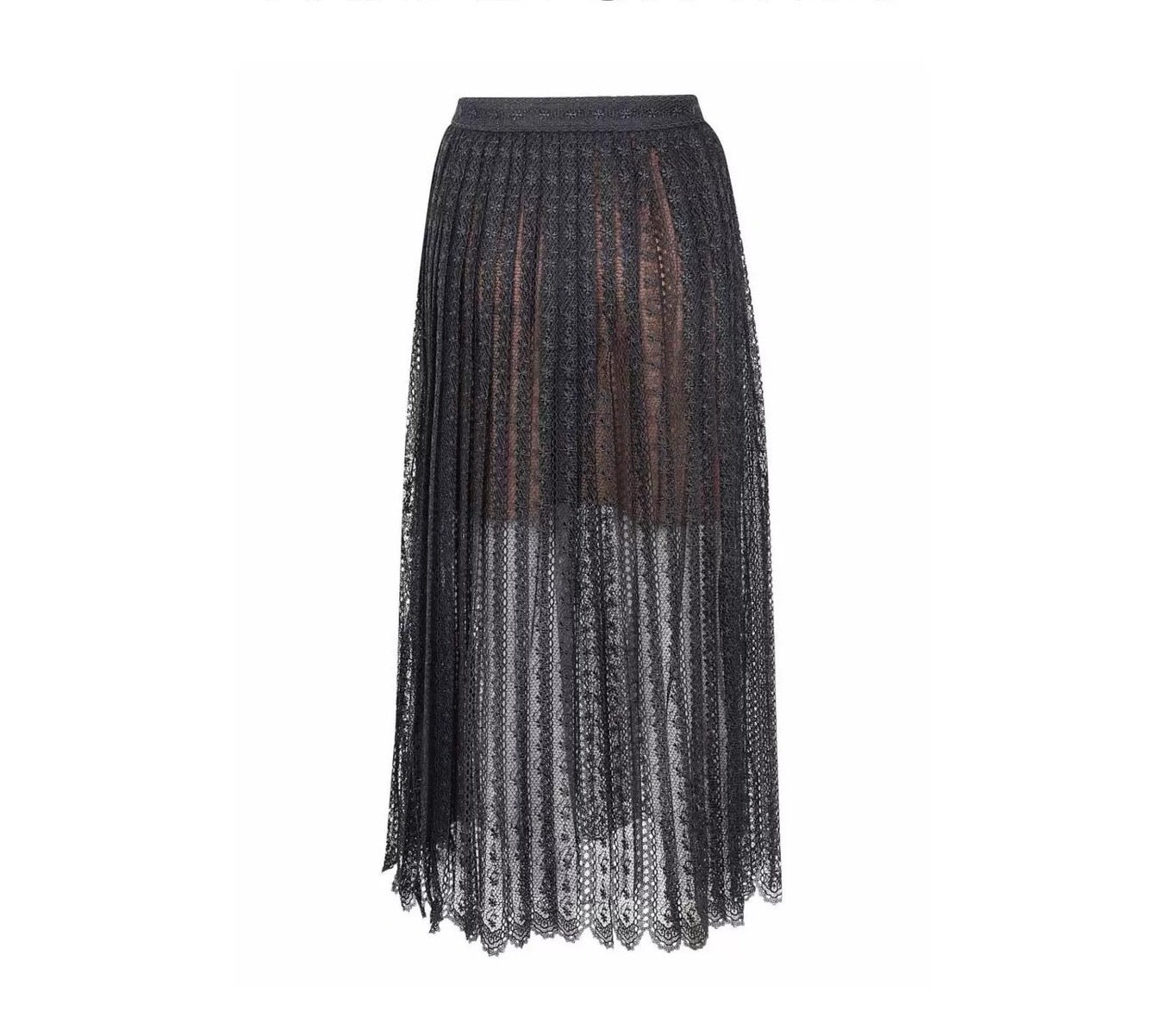 【212Bleecker Luxe】Anaelle Black Lace Skirt（アナエル ブラック レーススカート）