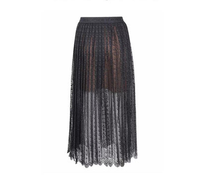 【212Bleecker Luxe】Anaelle Black Lace Skirt（アナエル ブラック レーススカート）