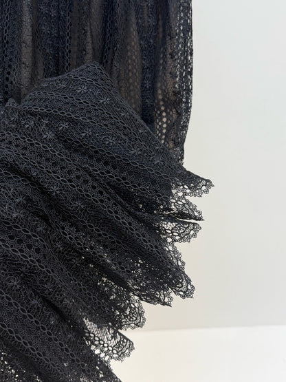 【212Bleecker Luxe】Anaelle Black Lace Skirt（アナエル ブラック レーススカート）