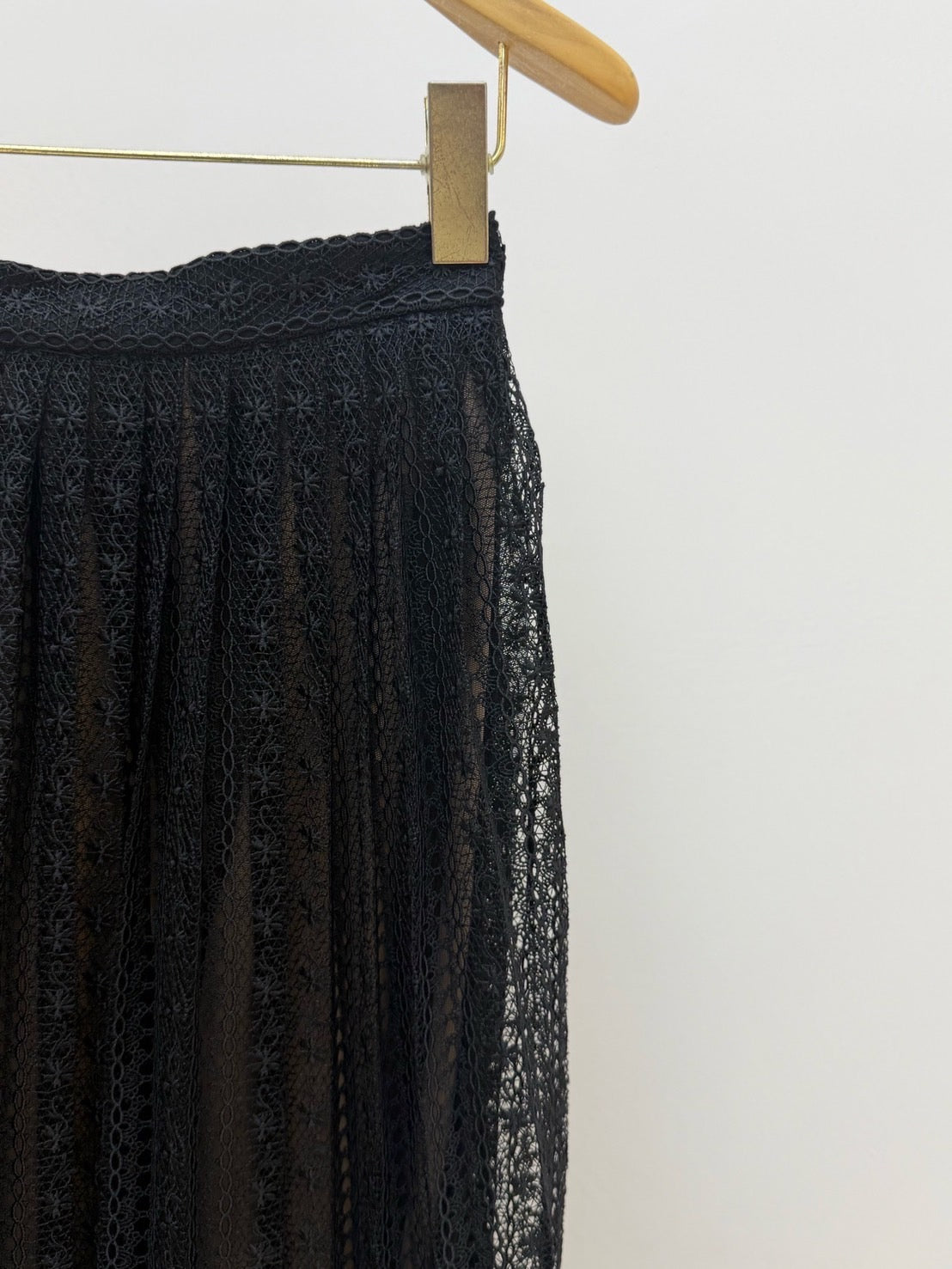 【212Bleecker Luxe】Anaelle Black Lace Skirt（アナエル ブラック レーススカート）
