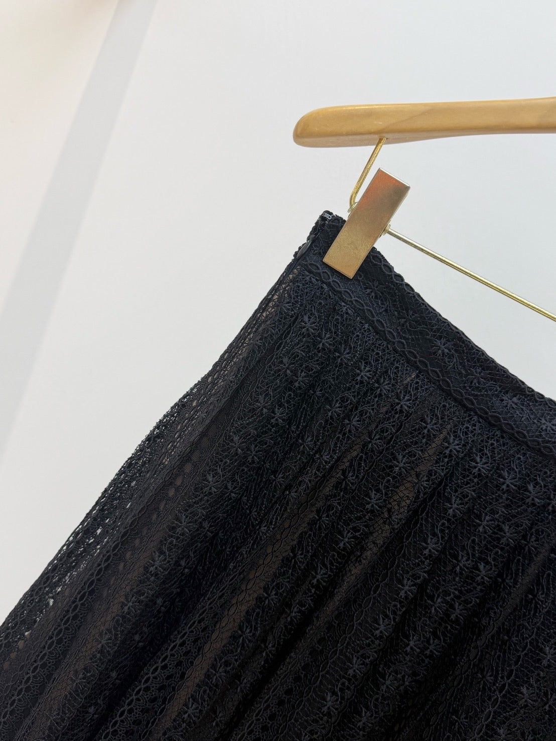 【212Bleecker Luxe】Anaelle Black Lace Skirt（アナエル ブラック レーススカート）