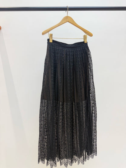 【212Bleecker Luxe】Anaelle Black Lace Skirt（アナエル ブラック レーススカート）