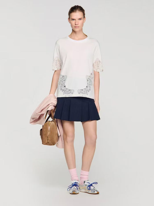 【212Bleecker Luxe】Maelis Lace Tee（マエリス レース ティー）