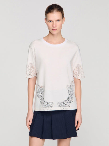 【212Bleecker Luxe】Maelis Lace Tee（マエリス レース ティー）