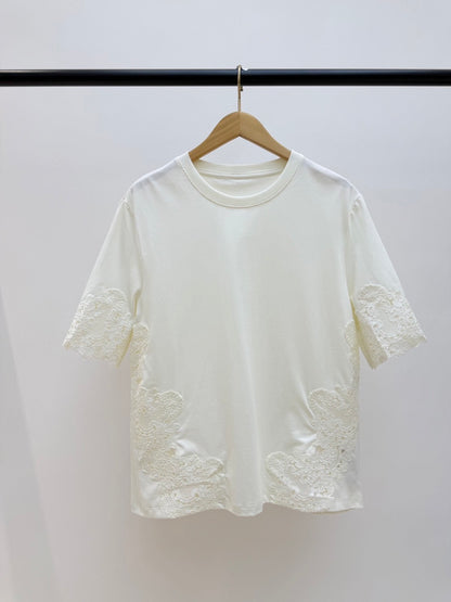 【212Bleecker Luxe】Maelis Lace Tee（マエリス レース ティー）