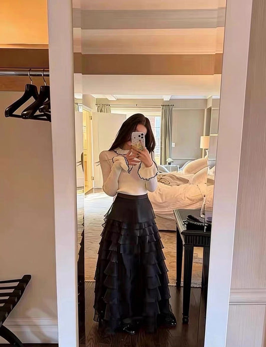 【212Bleecker Luxe】Avelis Cascade Skirt（アヴェリス・カスケード・スカート）