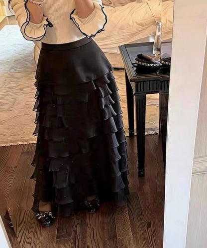 【212Bleecker Luxe】Avelis Cascade Skirt（アヴェリス・カスケード・スカート）