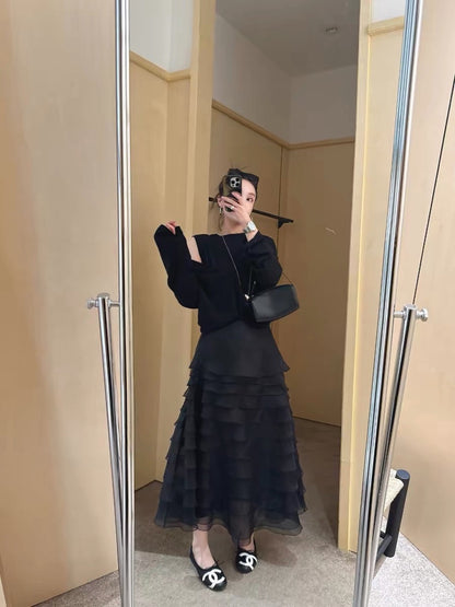 【212Bleecker Luxe】Avelis Cascade Skirt（アヴェリス・カスケード・スカート）
