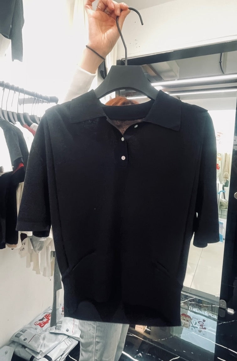 【212Bleecker Luxe】Anouk Summer Knit Polo（アヌーク・サマー・ニット・ポロ）