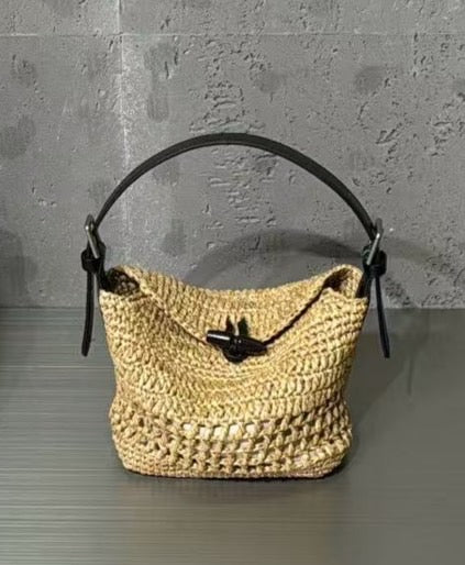 【212Bleecker Luxe】Sole Raffia Small Bag