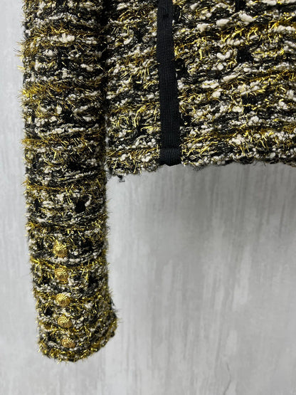 【212Bleecker Luxe】Isaline Metallic Tweed Jacket（イザリーヌ メタリック ツイード ジャケット）