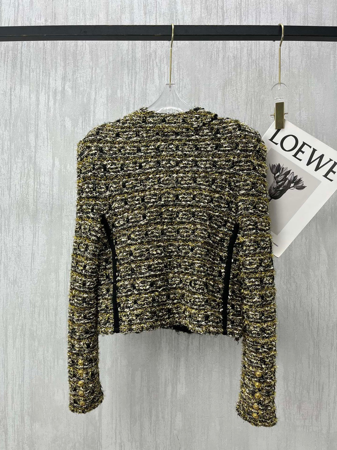 【212Bleecker Luxe】Isaline Metallic Tweed Jacket（イザリーヌ メタリック ツイード ジャケット）