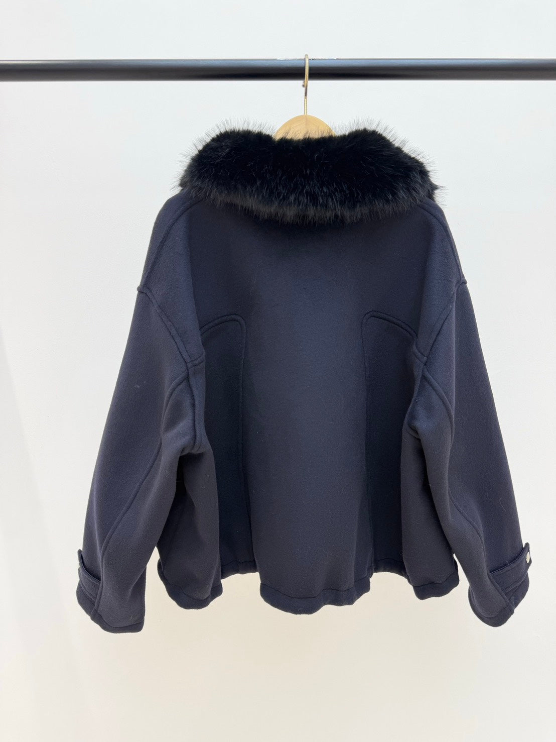 【212Bleecker Luxe】 Odette Fur Collar Short Blouson（オデット ファーカラー ショートブルゾン）
