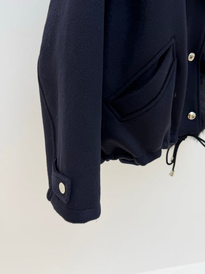 【212Bleecker Luxe】 Odette Fur Collar Short Blouson（オデット ファーカラー ショートブルゾン）