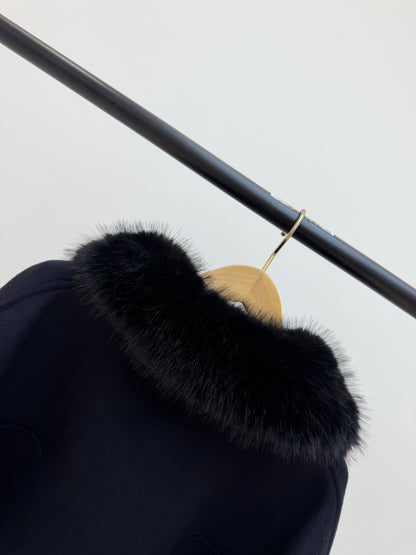 【212Bleecker Luxe】 Odette Fur Collar Short Blouson（オデット ファーカラー ショートブルゾン）